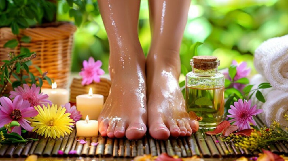 Incorporating Lavender Patchouli Foot Scrub into a Spa Day