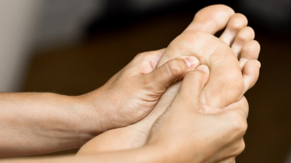 Foot massage techniques for maximum moisture