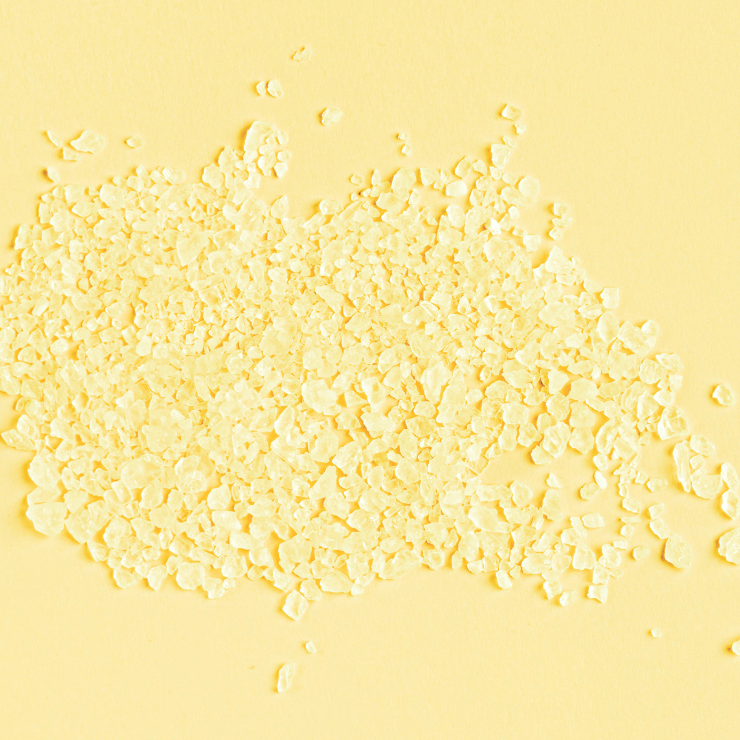 Exfoliating Salt Scrub Crystals in Lemon Sage