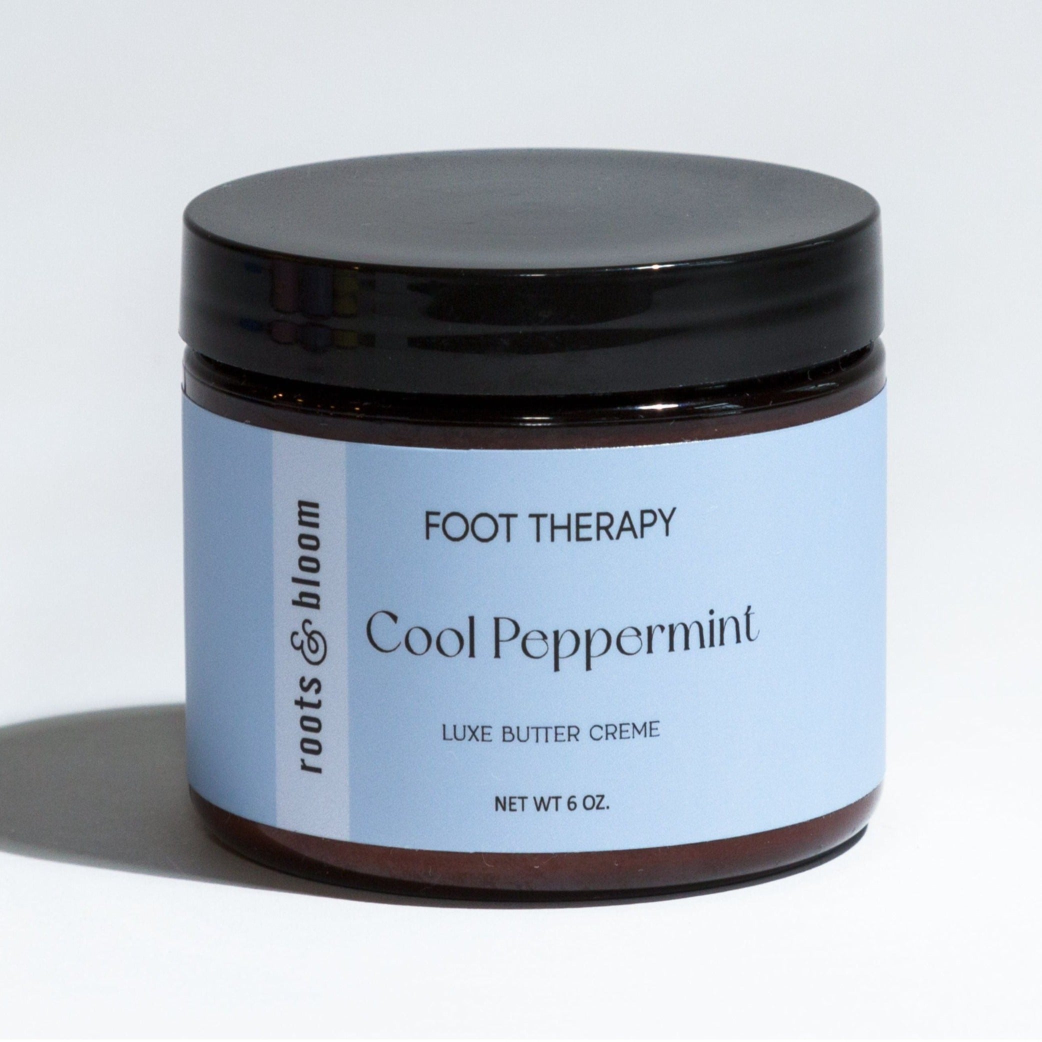 Peppermint Luxe Butter Cream for Feet in 6 oz. jar